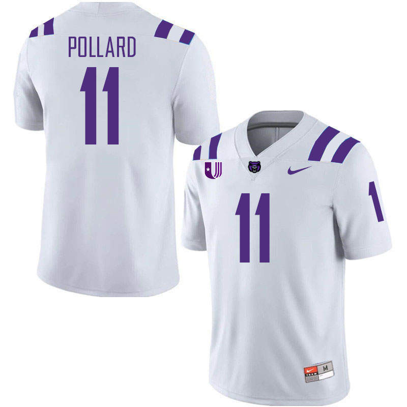 Central Arkansas Bears #11 Tyrell Pollard College Football Jerseys,Uniforms Stitched-White